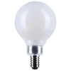 SATCO S12474 G16.5 LED Globe Bulb – 4.5W, 3000K, E12 Base, 120V