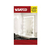 SATCO S12477 G16.5 LED Globe Bulb – 5.5W, 3500K, Clear, E12 Base