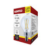 SATCO S12477 G16.5 LED Globe Bulb – 5.5W, 3500K, Clear, E12 Base