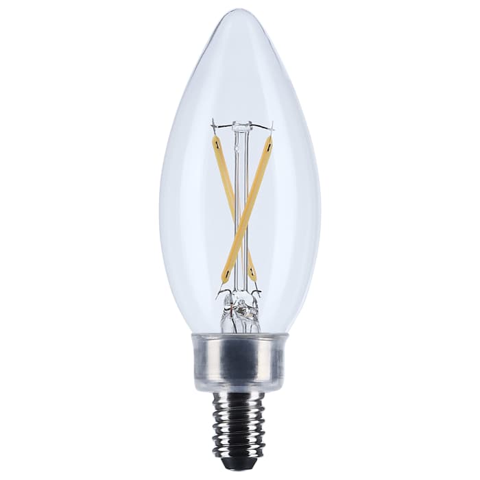 SATCO S12490 - 3W - B11 LED Bulb, 3000K,E12 120V - Clear