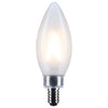 SATCO S12491 - 3W B11 LED Light Bulb, 3000K Soft White, E12 Candelabra Base, 120V - Frosted