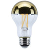 SATCO S12538 - 8W A19 Gold LED Bulb – 2700K Warm White, 120V