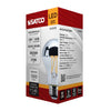 SATCO S12539 - 12W A19 LED Light Bulb – Silver Finish, 2700K Warm White, 120V