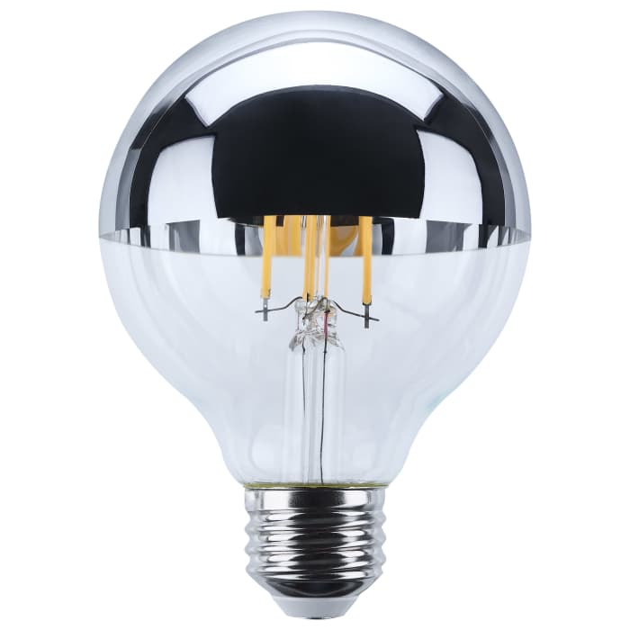 SATCO S12541 - G25 Silver LED Bulb 5.5W 120V 2700K Soft White