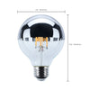 SATCO S12541 - G25 Silver LED Bulb 5.5W 120V 2700K Soft White