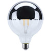 SATCO S12545 - G40 LED Bulb,  8W 100W Equivalent 2700K - Silver Crown