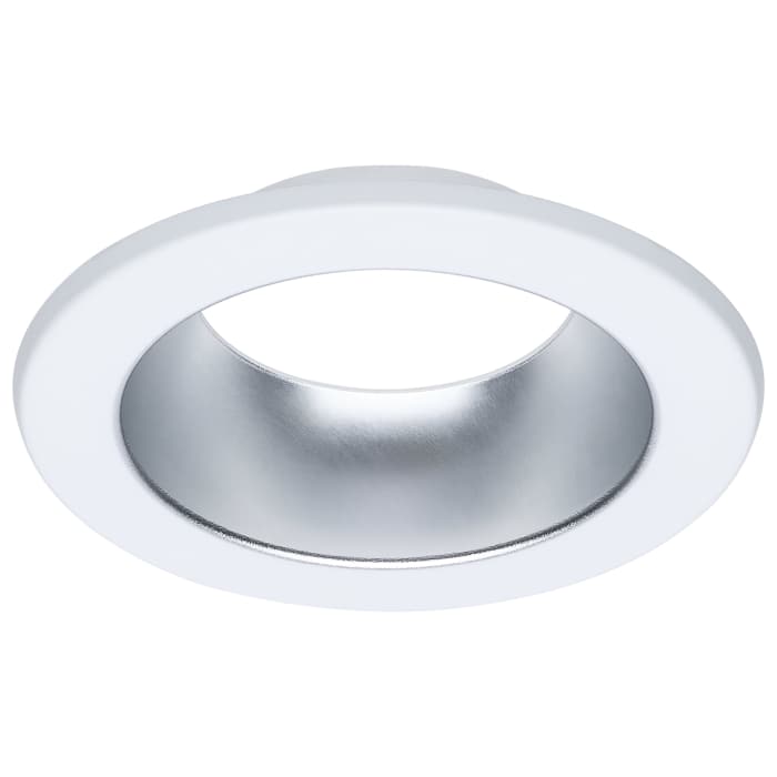 SATCO S13520 4-Inch Round Commercial Downlight Trim – Clear/White