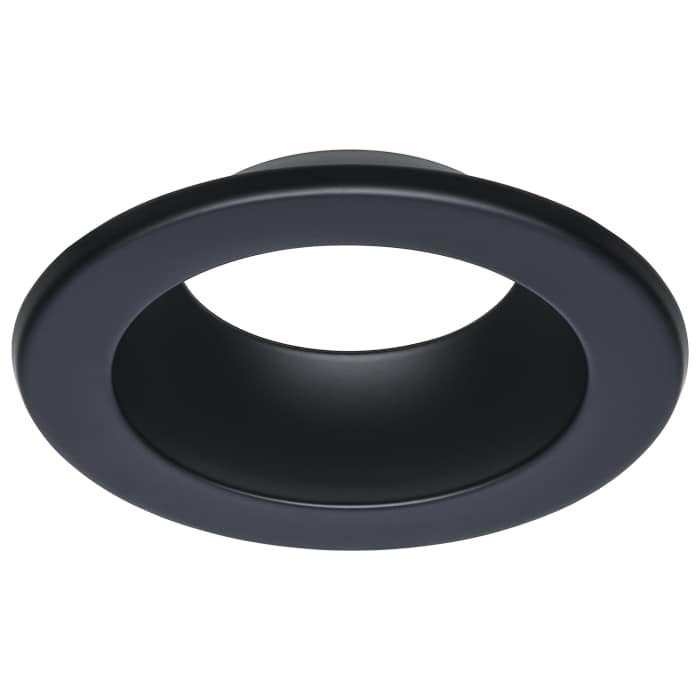 SATCO S13522 4-Inch Round Commercial LED Downlight Trim – Black