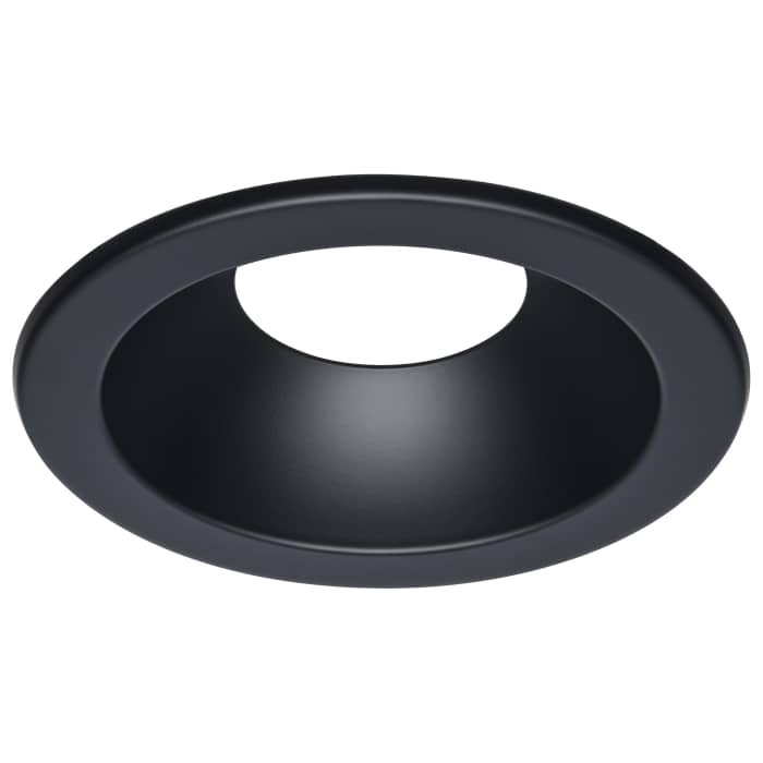 SATCO S13527 6-Inch Round Commercial LED Downlight Trim – Black