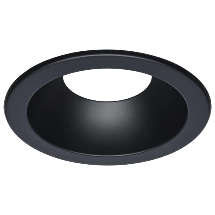 SATCO S13532 8-Inch Round Commercial LED Downlight Trim – Matte Black
