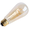 SATCO S14206 3.5W ST19 LED Edison Bulb | 2000K Soft White | E26 Medium Base | Dimmable Clear Glass