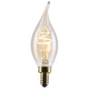 SATCO S14220 3.5W CA11 LED Amber Coil Filament Bulb, 2000K, E12, Dimmable