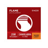 SATCO S14220 3.5W CA11 LED Amber Coil Filament Bulb, 2000K, E12, Dimmable