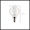 SATCO S21200 - 3W G16.5 - LED Globe Bulb - E12 - 2700K