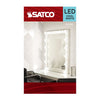 SATCO S21201 - LED G16.5 Globe Light Bulb – 3W, 4000K Cool White, Clear, E12 Candelabra Base, 120V