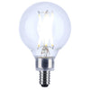 SATCO S21205 - G16.5 LED Light Bulb 4W 3000K Clear E12 Candelabra Base 120V