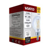 SATCO S21205 - G16.5 LED Light Bulb 4W 3000K Clear E12 Candelabra Base 120V
