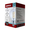SATCO S21206 4W G16.5 LED Globe Light Bulb 4000K Cool White Clear E12 Candelabra Base
