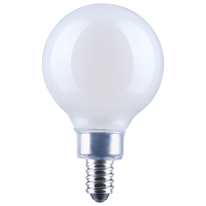 SATCO S21207 4.5W G16.5 LED Globe Bulb, E12 Base, 2700K Warm White, 120V