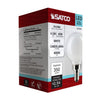 SATCO S12474 4.5W G16.5 LED Globe Bulb – 3000K Warm White, E12 Base, 120V