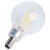 Satco S21209 G16.5 LED Globe Light Bulb 5.5W 2700K Clear E12 Base
