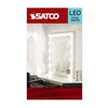 SATCO S21211 - G16.5 LED Globe Light Bulb 5.5W 4000K Clear E12 Candelabra Base