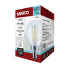 SATCO S21211 - G16.5 LED Globe Light Bulb 5.5W 4000K Clear E12 Candelabra Base