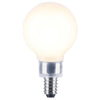 SATCO S21212 - G16.5 LED Globe Bulb 5.5W, E12 Candelabra Base, 2700K Warm White, 120V