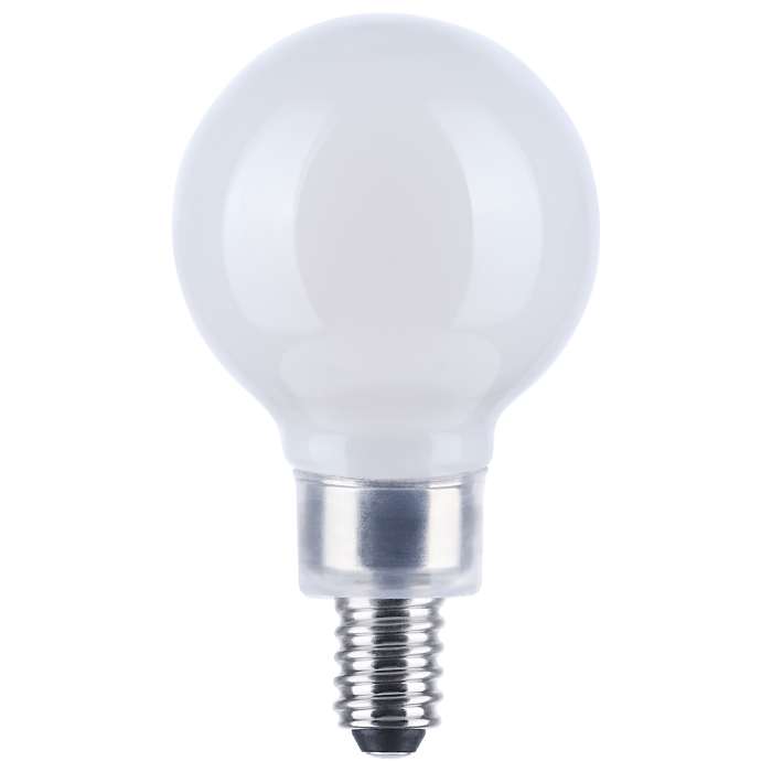 SATCO S21212 - G16.5 LED Globe Bulb 5.5W, E12 Candelabra Base, 2700K Warm White, 120V
