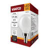SATCO S21212 - G16.5 LED Globe Bulb 5.5W, E12 Candelabra Base, 2700K Warm White, 120V
