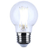 SATCO S21215 - LED G16.5 Globe Light Bulb 4W 2700K Clear E26 120V