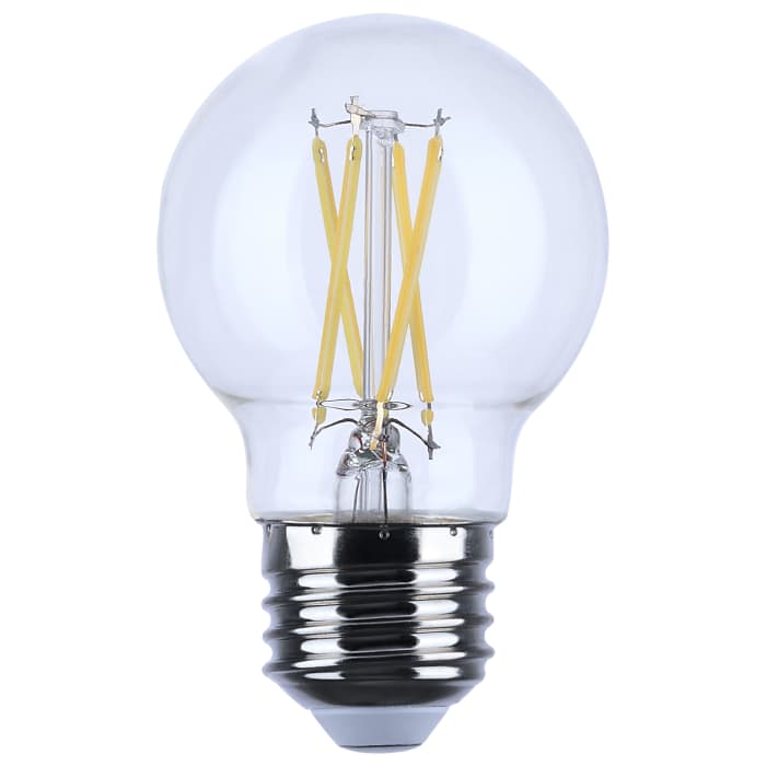 SATCO S21215 - LED G16.5 Globe Light Bulb 4W 2700K Clear E26 120V