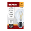 SATCO S21215 - LED G16.5 Globe Light Bulb 4W 2700K Clear E26 120V