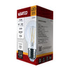 SATCO S21215 - LED G16.5 Globe Light Bulb 4W 2700K Clear E26 120V