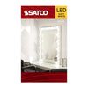 SATCO S21216 4W G16.5 LED Globe Light Bulb, Clear, 3000K Warm White, E26 Medium Base, 120V