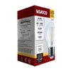 SATCO S21216 4W G16.5 LED Globe Light Bulb, Clear, 3000K Warm White, E26 Medium Base, 120V