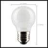 SATCO S21218 - G16.5 LED Globe Bulb 4.5W 2700K E26