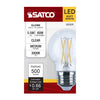 SATCO S21221 - 5.5W G16.5 LED Globe Bulb | Clear 3000K E26