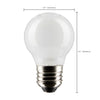 SATCO S21224 - 5.5W G16.5 LED Globe Bulb 3000K E26 120V – White