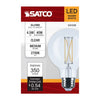Satco S21226 G25 LED Globe Bulb 4.5W 2700K Clear – 120V