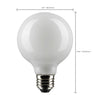 SATCO S21230 4.5W G25 LED Globe Bulb 2700K 120V
