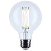 SATCO S21234 - 6W G25 Clear LED Bulb – 2700K Warm White, 120V