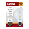 SATCO S21234 - 6W G25 Clear LED Bulb – 2700K Warm White, 120V
