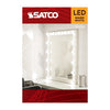 SATCO S21234 - 6W G25 Clear LED Bulb – 2700K Warm White, 120V