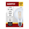 SATCO S21235 - 6W G25 LED Globe Bulb – Clear, 3000K Warm White, 120V