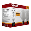 SATCO S21244 - 4.5W G25 LED Globe Bulb, White Finish, 2700K Warm White, 120V – 2 Pack