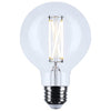SATCO S21245 - 6W - G25 - LED Globe Bulb, Clear, 2700K, 120V – 2 Pack