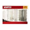 SATCO S21245 - 6W - G25 - LED Globe Bulb, Clear, 2700K, 120V – 2 Pack