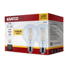 SATCO S21246 - LED G25 Globe Bulb, 3000K Soft White, 2-Pack