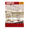 Satco S21248 4 Watt G40 LED - Clear - Medium base - 90 CRI - 2700K - 120 Volt